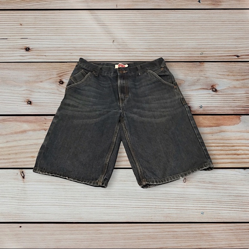 Levi’s Dark Wash Bermuda Shorts